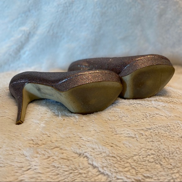 Sparkly Enzo Angiolini platform pumps sz 5.5 - Picture 4 of 5